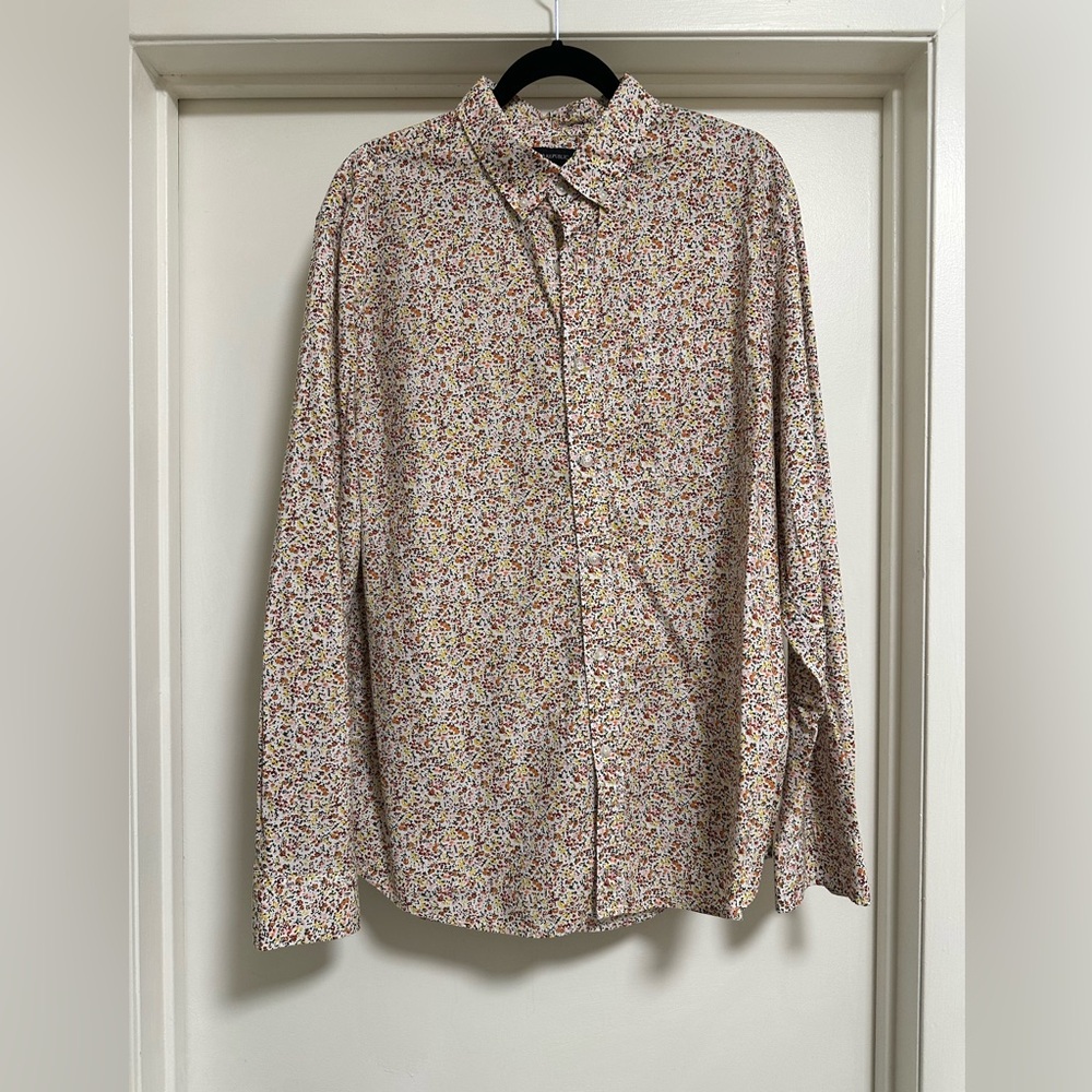 Banana Republic Multicolor Patterned Shirt XL